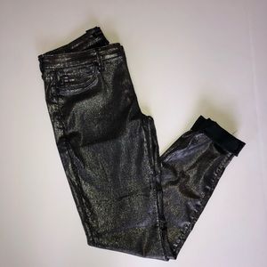 NWT Metalic bebe Jeans